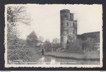 Rupelmonde - Puinen van het Graven Kasteel - postkaart
