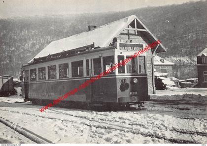 Automotrice en février 1958 - La-Roche-en-Ardenne
