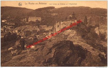 Les ruines du Château et l'Orphelinat - La-Roche-en-Ardenne
