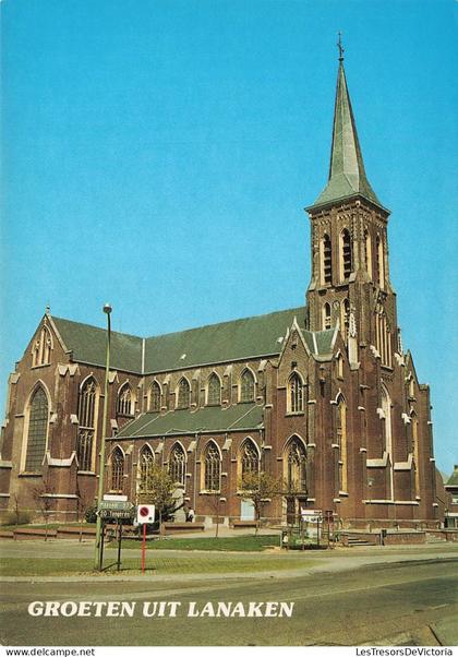 [-5%] BELGIQUE - Lanaken - Groeten uit Lanaken - Kerk St Ursula - Colorisé  - Carte postale