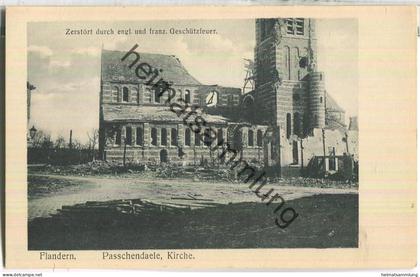 Flandern - Passchendaele - Kirche - Verlag Zipper Weilburg Lahn Serie 2 Nr. 108