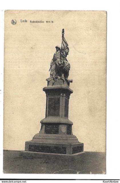 Lede - Gedenkteeken 1914-18.