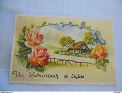 LEGLISE Un Souvenir de Léglise Prov Luxembourg Carte Postale CP PK Postcard