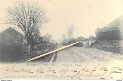 LIBRAMONT-CHEVIGNY.  LIBRAMONT.  ENTEE DU VILLAGE.  ANIMATION.