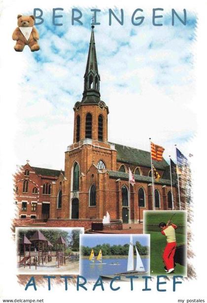 Beringen Beeringen Belgie Kirche Strand Panorama Golf