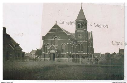 carte photo  Lobbes Bonniers Eglise du Sacré Coeur     mention au dos   CPA