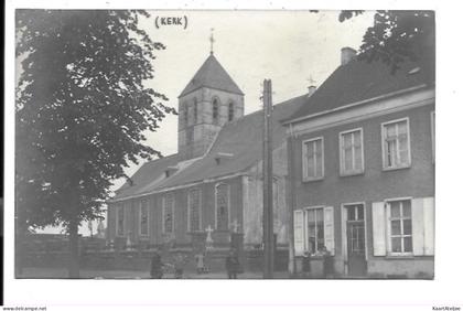 Lochristi - Fotokaart van de kerk.