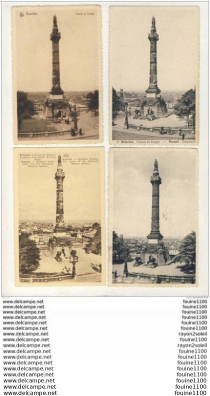 lot de 44 cartes de bruxelles  ( toutes visibles en recto verso voir scannes )