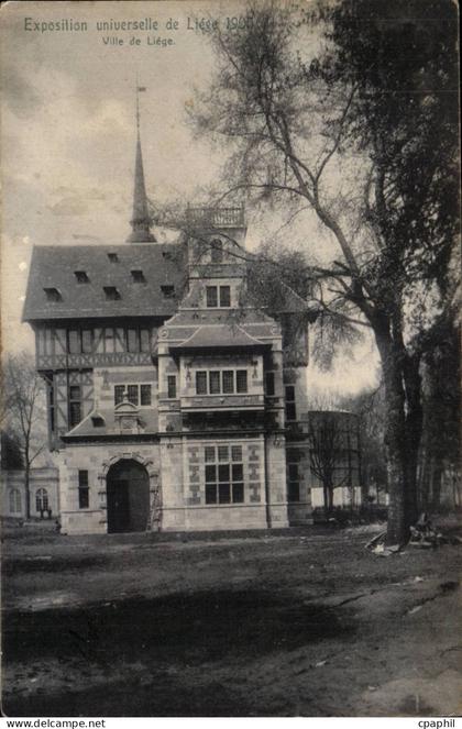 Belgie Belgique Exposition universelle de Liege 1905 CPA Ville de liege
