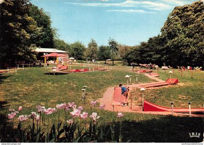 [-5%] BELGIQUE - Lhirondelle - Oteppe - Golf miniature - Kasteel - Oteppe Hoei - Animé - Carte postale ancienne