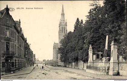 CPA Arlon Aarlen Wallonie Luxembourg, Avenue Nothomb