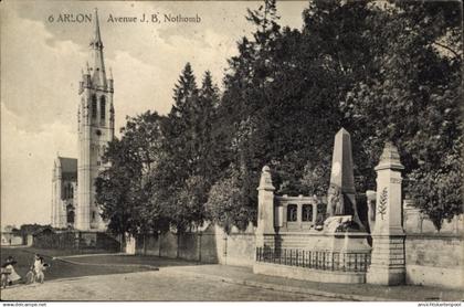 CPA Arlon Aarlen Wallonien Luxemburg, Avenue JB Nothomb