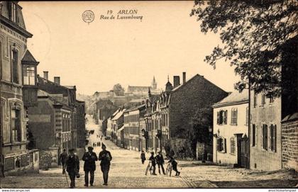 CPA Arlon Aarlen Wallonien Luxemburg, Rue de Luxembourg