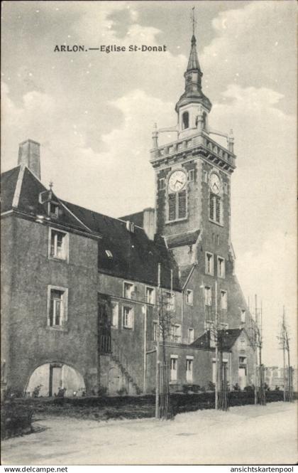 CPA Arlon Aarlen Wallonien Luxemburg, St. Donat Kirche