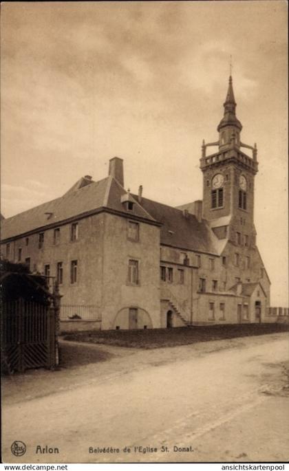 CPA Arlon Aarlen Wallonien Luxemburg, St. Donat Kirche