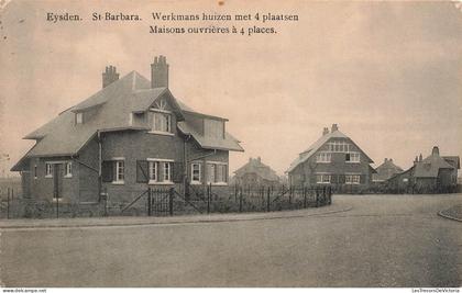 [-10%] BELGIQUE - Eysden - St Barbara - Werkmans huizen met 4 plaatsen - Mechelen a/Maas uit - Smeets - Carte postale an
