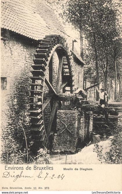 [-5%] BELGIQUE - Machelen - Moulin de Dieghem - Carte postale ancienne