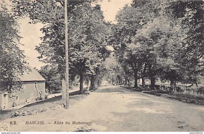 MARCHE-EN-FAMENNE (Prov. Lux.) Allée du Monument
