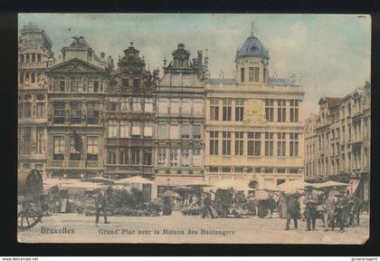 BRUXELLES -  GRAND'PLACE AVEC MAISON DES BOULANGERS