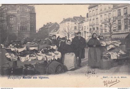 Bruxelles - Marché aux légumes 1903