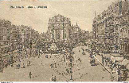 CPA Bruxelles place de Brouckere