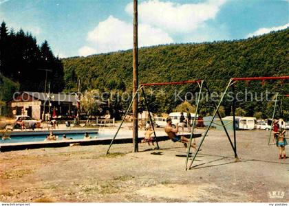 Martelange Camping Ranch Piscine Kinderspielplatz