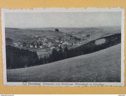 Martelange Panorama vers Radelange, Wisembach et Fauvillers