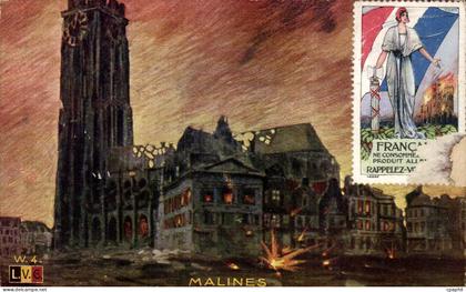 CPA Malines Militaria