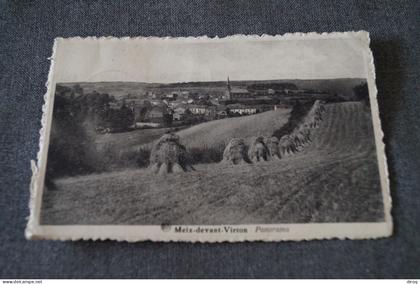 Meix-Devant-Virton,1949,panorama,belle carte ancienne pour collection,à voyagé