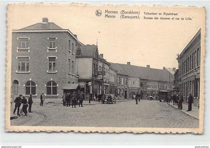 België - MENEN (W. Vl.) Tolkantoor en Rijselstraat