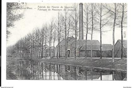 Moerbeke-Waas - Fabriek der Heeren de Staercke.