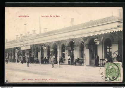 AK Mouscron, Intérieur de la Gare