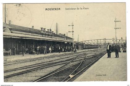 Mouscron   Moeskroen  Intérieur de la Gare    Edition Nolf