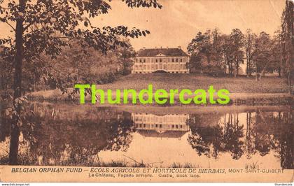 CPA BELGIAN ORPHAN FUND ECOLE AGRICOLE ET HORTICOLE DE BIERBAIS MONT SAINT GUIBERT