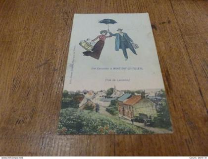 BC14-52 Cpa   Une excursion à  Montigny le Tilleul vue de Landelies