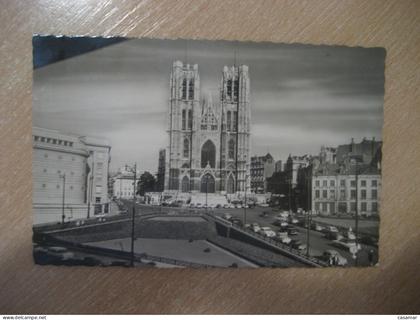 BRUXELLES Eglise S. Michel S. Gudule Church postcard BELGIUM