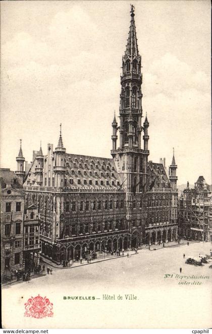 CPA Bruxelles Hotel De Ville