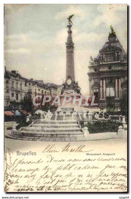 CPA Bruxelles Monument Anspach