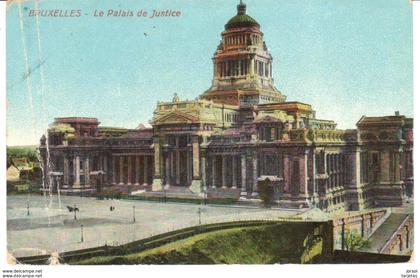 POSTAL     BRUSELAS  -BELGICA  -PALACIO DE JUSTICIA  (PALAIS DE JUSTICE)