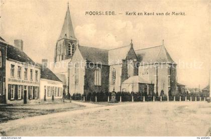 Moorslede Kerk en kant van de Markt