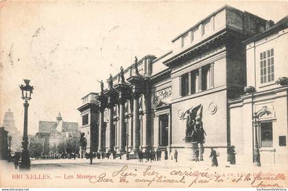 [-25%] BELGIQUE - Bruxelles - les Musées - Carte Postale Ancienne