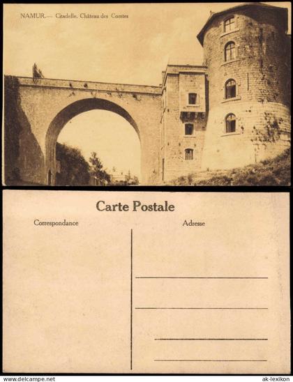 Postkaart Namur Namen Citadelle. Château des Comtes 1917