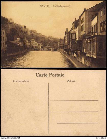 Postkaart Namur Namen La Sambre (amont) 1916