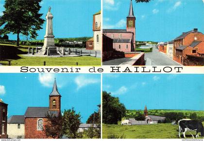 [-10%] BELGIQUE - Haillot - Eglise St Mort - Eglise de l Assomption de ND - Monument - Village - Carte postale