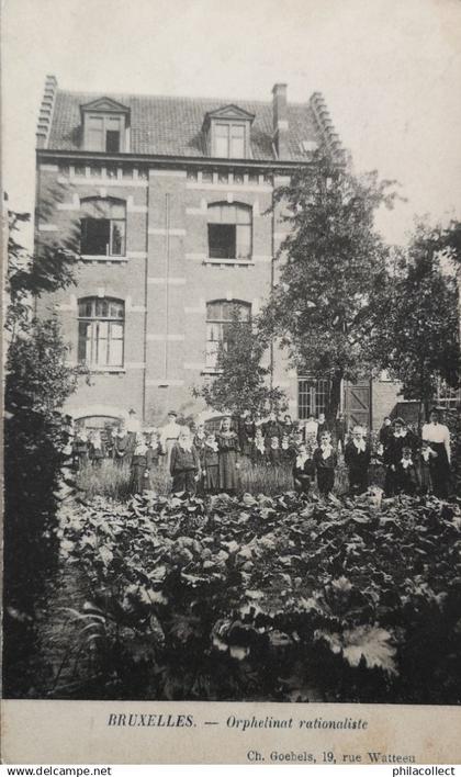 Bruxelles // Orphelinat Rationaliste (animee) 1907