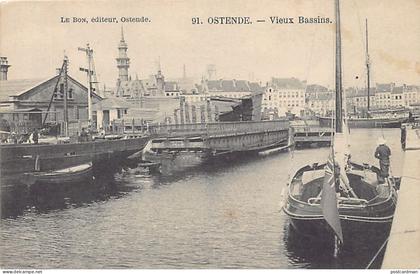 België - OOSTENDE (W. Vl.) De oude bassins