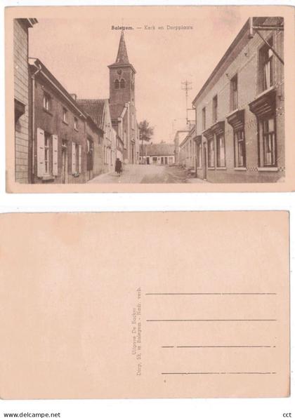 Balegem  Oosterzele    Kerk en Dorpplaats