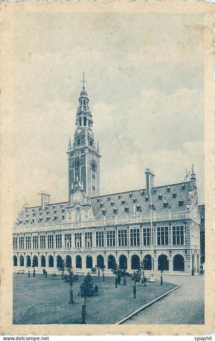 CPA Louvain Bibliotheque de l'Universite Facade principale
