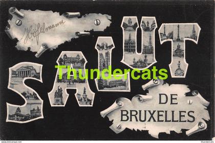 CPA BRUXELLES SALUT DE BRUXELLES
