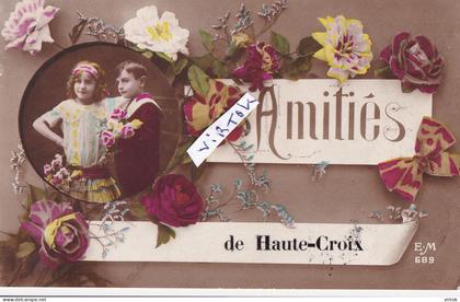 HEIKRUIS -  Haut-Croix :   amitiés    ( avec timbre )